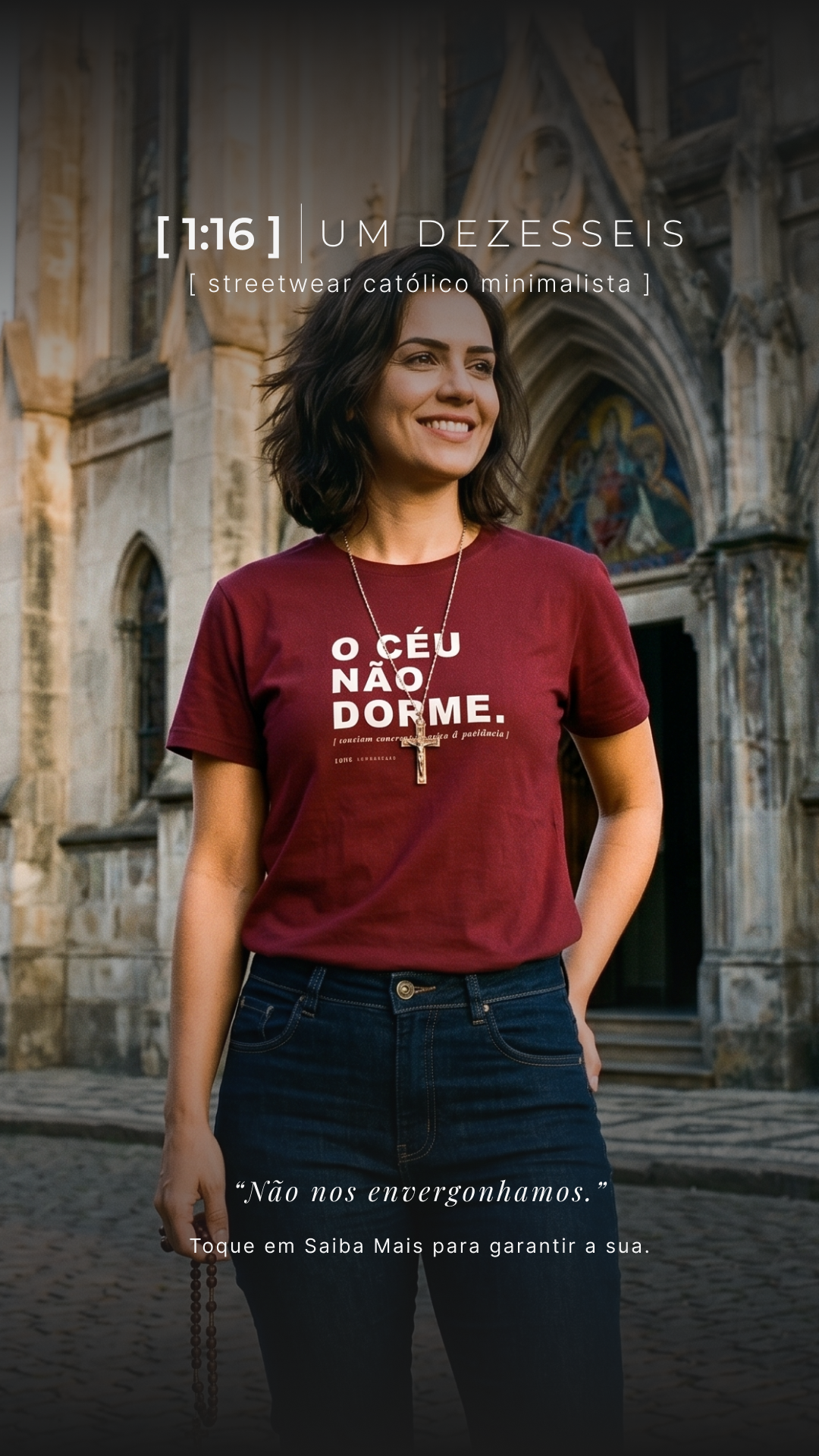 Manifesto UM DEZESSEIS - Streetwear Católico Minimalista